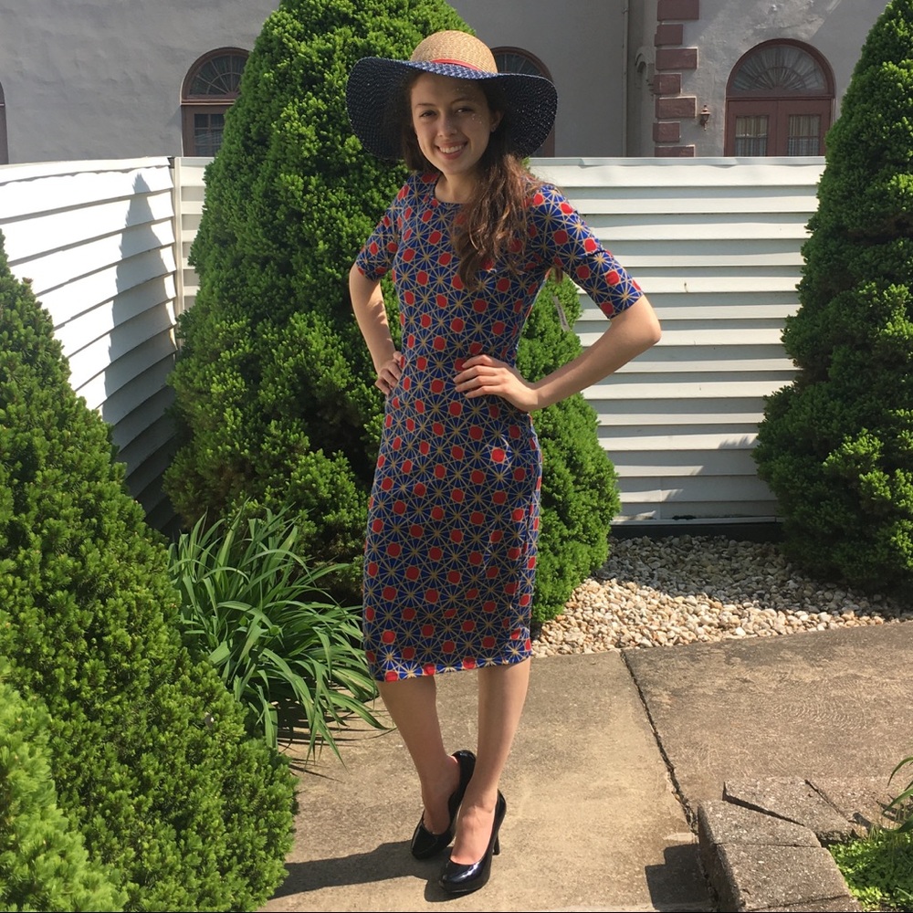 Lularoe Julia Geometric Dress NWT!